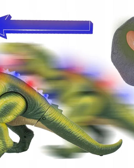„MalPlay“ nuotoliniu būdu valdomas interaktyvus T-Rex dinozauras – vaikšto, riaumoja, šviečia