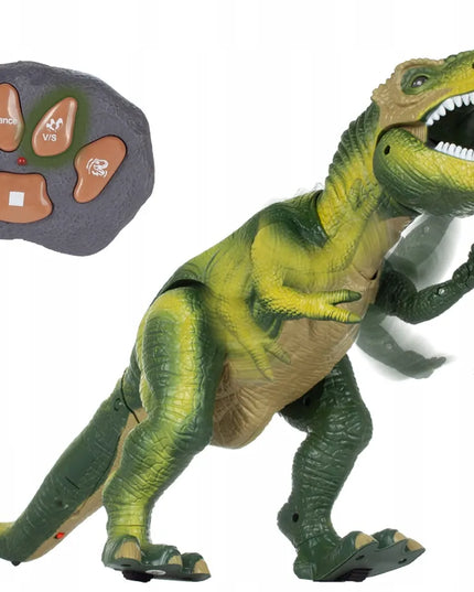 „MalPlay“ nuotoliniu būdu valdomas interaktyvus T-Rex dinozauras – vaikšto, riaumoja, šviečia