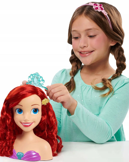 Disney Ariel plaukų formavimo ir šukavimo galva 14 dalių