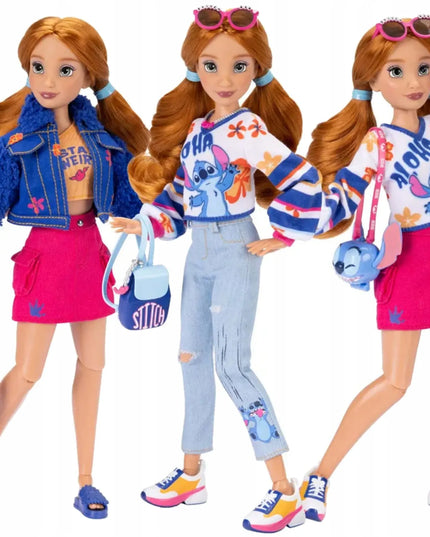 DISNEY ILY 4EVER madinga 30 cm lėlė su Stitch motyvais ir priedais