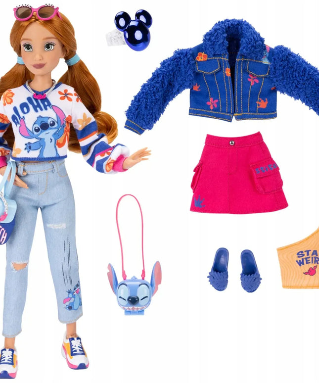 DISNEY ILY 4EVER madinga 30 cm lėlė su Stitch motyvais ir priedais