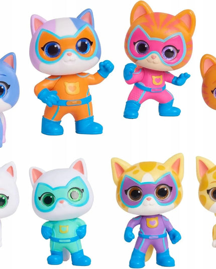 DISNEY JUNIOR SUPER KITTIES mini staigmenos figūrėlė, katytė, nuo 3 metų