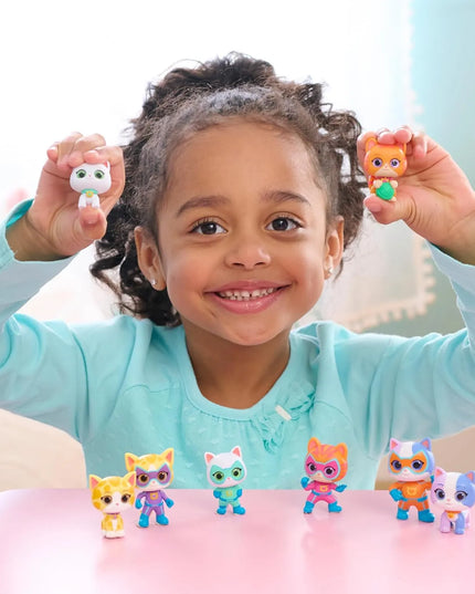 DISNEY JUNIOR SUPER KITTIES mini staigmenos figūrėlė, katytė, nuo 3 metų