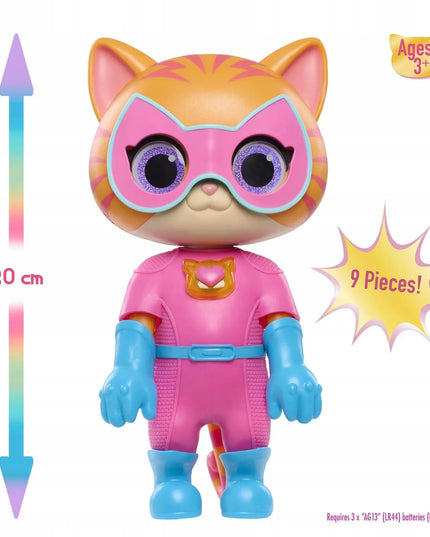 Disney Junior „SuperKitties“ interaktyvi Ginny (Gosia) figūrėlė su garsais