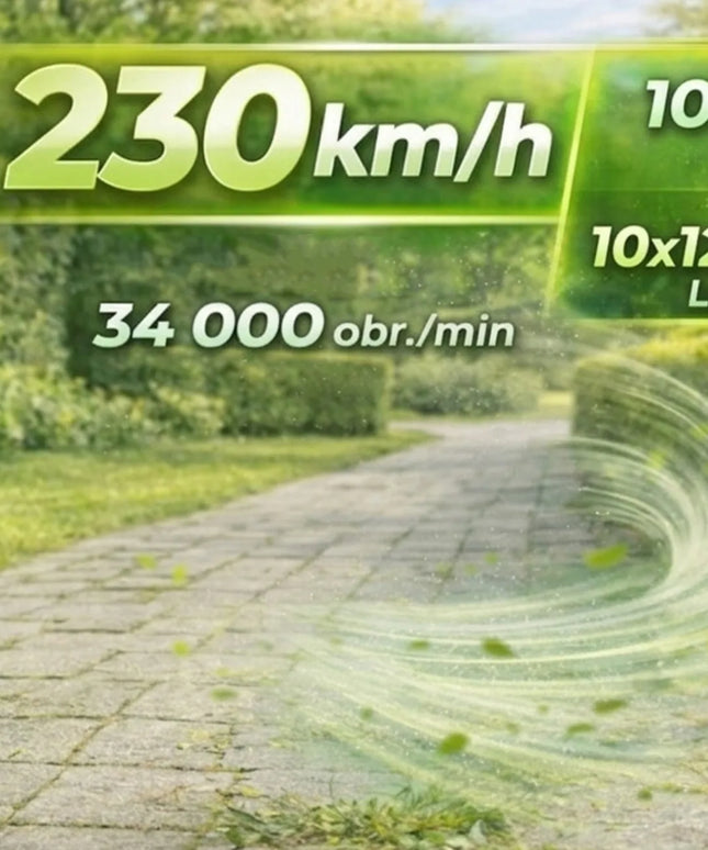 Akumuliatorinis lapų pūstuvas BLOW, 230 km/h, TURBO, 21V