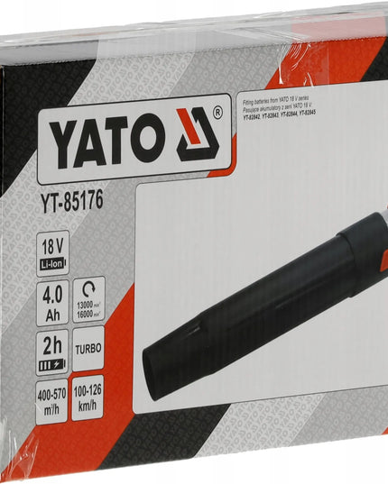Yato lapų pūstuvas, akumuliatorinis 18 V su Turbo mygtuku YT-85177