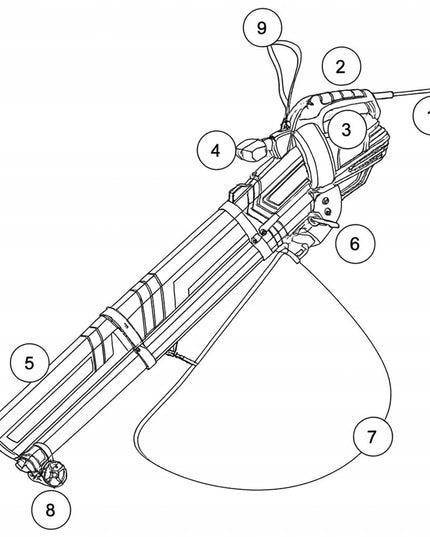 Elektrinis sodo lapų pūstuvų siurblys smulkintuvas galingas 3500W