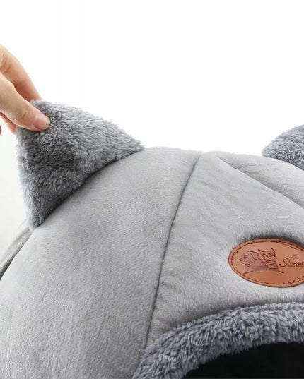 Katės namelis, guolis, būdelė iki 6 kg, didelė minkšta skalbiama pagalvėlė
