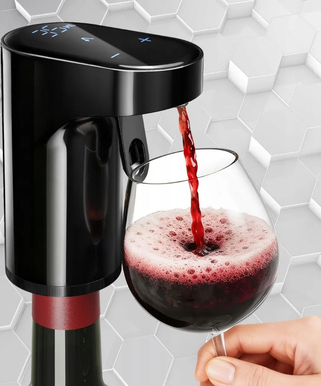 Elektrinis automatinis alkoholio, vyno ir viskio dozatorius su aeratoriumi