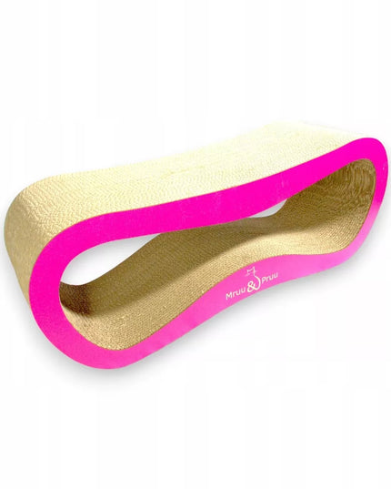Didelė kartoninė draskyklė-gultas katėms 78x28x24 cm Mruu&Pruu