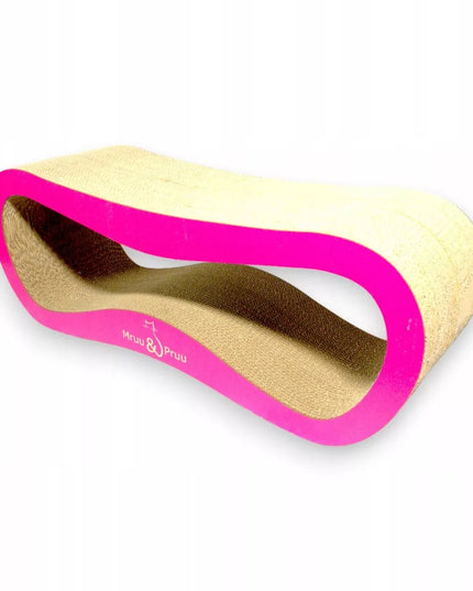 Didelė kartoninė draskyklė-gultas katėms 78x28x24 cm Mruu&Pruu