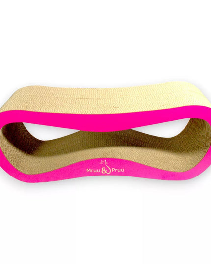 Didelė kartoninė draskyklė-gultas katėms 78x28x24 cm Mruu&Pruu