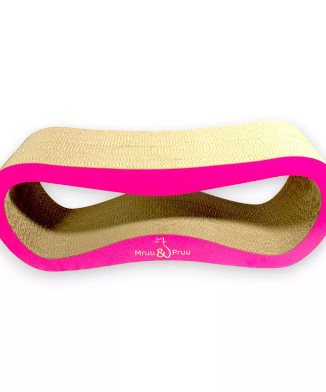 Didelė kartoninė draskyklė-gultas katėms 78x28x24 cm Mruu&Pruu