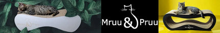 Mruu&Pruu kartoninis draskyklė-gultas katėms