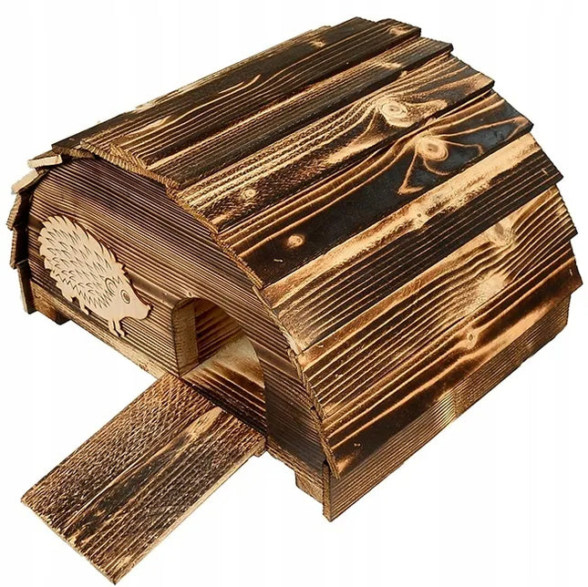 Medinis namelis ežiui, ežių namelis, lizdas