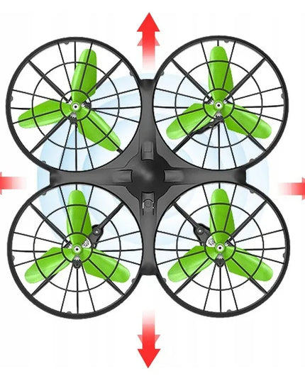 SYMA X26 nuotoliniu būdu valdomas išmanusis dronas vaikams, 2,4 GHz, LED apšvietimas, 3D režimas