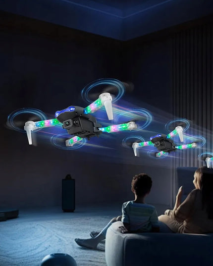 Bedee E99 sulankstomas dronas su kamera, LED apšvietimu ir laikymo krepšiu