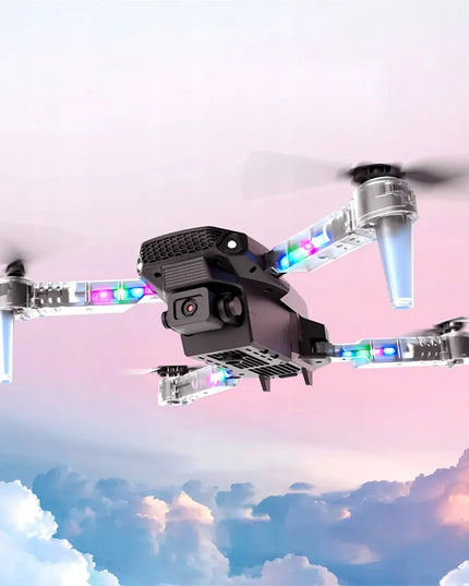 Bedee E99 sulankstomas dronas su kamera, LED apšvietimu ir laikymo krepšiu