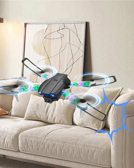Bedee E99 sulankstomas dronas su kamera, LED apšvietimu ir laikymo krepšiu