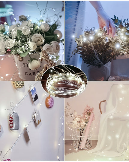 DRUCIK 500 LED ŠALTAI BALTA Kalėdinė girlianda 50m Ryžių lemputės