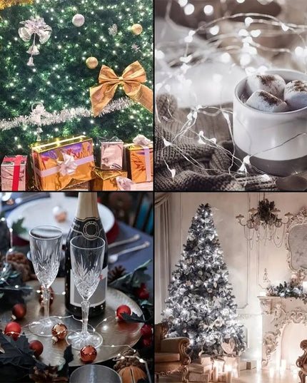 DRUCIK 500 LED ŠALTAI BALTA Kalėdinė girlianda 50m Ryžių lemputės