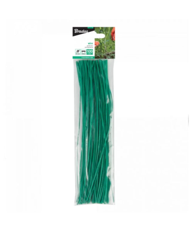 BRADAS sodininkystės viela, 25 cm, 100 vnt., žalia