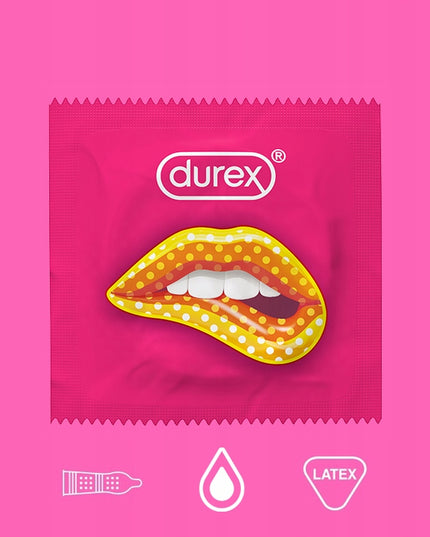 DUREX Prezervatyvai Surprise Me Mix rinkinys 40 vnt. Stimuliuojantys Ploni