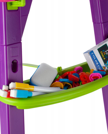 DIDELĖ MAGNETINĖ LENTA RAIDĖMS IR SKAIČIAMS VAIKAMS SAUSAI TRINAMA KREDINĖ