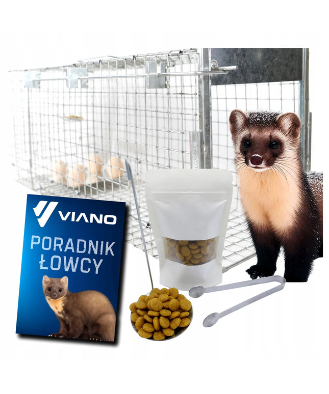 Didelė gyvagaudė gaudyklė kiaunėms, žiurkėms, žebenkštims, audinėms ir šeškams Viano Z2