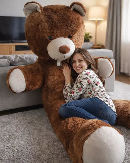 Didelis pliušinis meškiukas – milžiniškas 205 cm žaislas Odol-Plusz