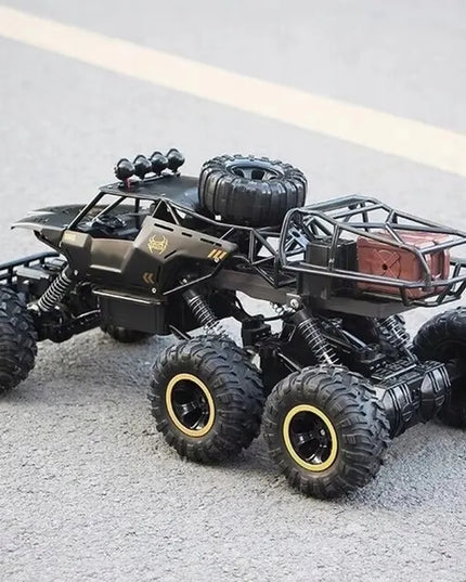 Didelis nuotoliniu būdu valdomas metalinis visureigis 6x4, 1:12 mastelio, su pultu