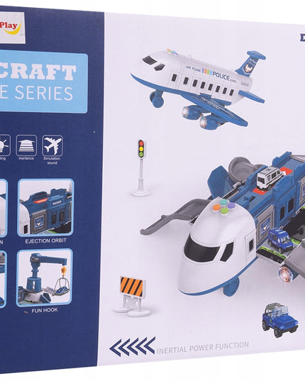 DIDELIS POLICIJOS LĖKTUVAS IŠSKLEIDŽIAMAS INTERAKTYVUS NAUDOJANTIS BATERIJOMIS STOVĖJIMO AIKŠTELĖ TRANSPORTAS