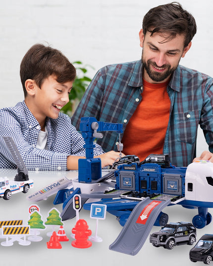 DIDELIS POLICIJOS LĖKTUVAS IŠSKLEIDŽIAMAS INTERAKTYVUS NAUDOJANTIS BATERIJOMIS STOVĖJIMO AIKŠTELĖ TRANSPORTAS