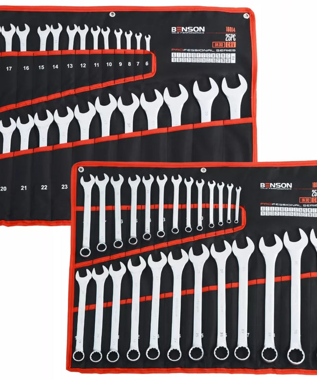 DIDELIS BENSON KOMBINUOTŲ VERŽLIARAKČIŲ RINKINYS 6-32MM 25VNT. MATA