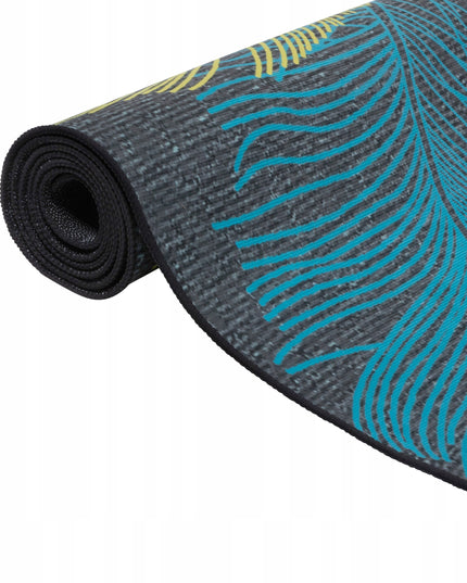 Kilimas 120x170 Juodas, Mėlynas, Geltonas, Plunksnos, Svetainei, Kambariui, Neslystantis