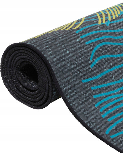 Kilimas 120x170 Juodas, Mėlynas, Geltonas, Plunksnos, Svetainei, Kambariui, Neslystantis