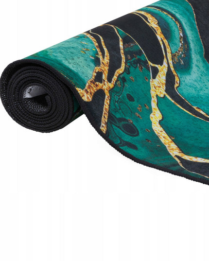 Kilimas 120x170 Juodas Turkio Auksinis Marmuro Rašto Neslystantis Svetainei Miegamajam