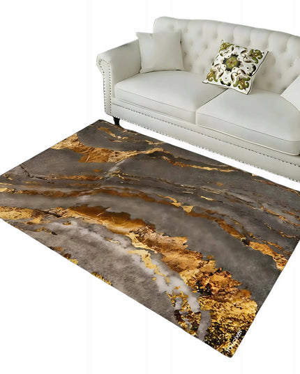 Kilimas 120x170 Svetainei Miegamajam Pilkas Auksinis Neslystantis BCF