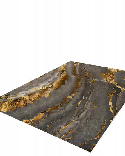 Kilimas 120x170 Svetainei Miegamajam Pilkas Auksinis Neslystantis BCF