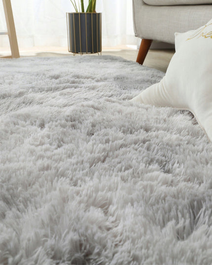 Kilimas 170x120 CM Pilkas Shaggy Ilgo plauko Modernus Svetainei