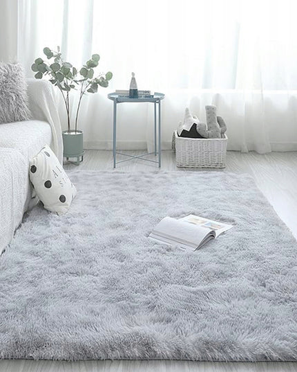 Kilimas 170x120 CM Pilkas Shaggy Ilgo plauko Modernus Svetainei