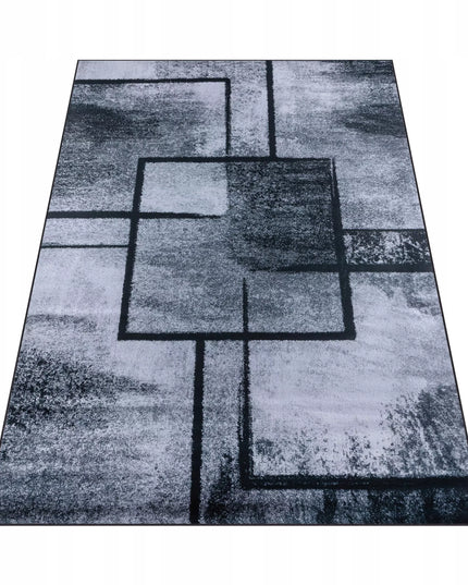 Kilimas 200X300 CM Vintage Pilkas Juodas Neslystantis Loft Svetainei BCF