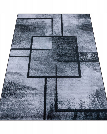 Kilimas 200X300 CM Vintage Pilkas Juodas Neslystantis Loft Svetainei BCF