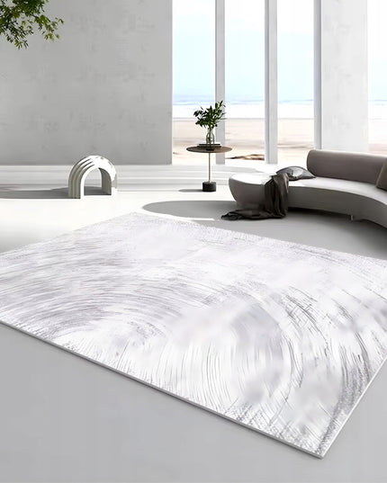 Kilimas BCF pilkas baltas svetainei, neslystantis, minkštas, 160x220CM, pilkas