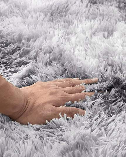 Kilimas Shaggy 120x170 Minkštas Purus Pilkas Sidabrinis Vintage Modernus