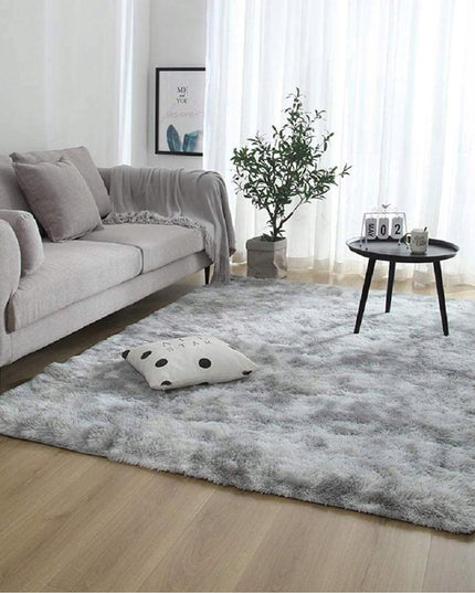 Kilimas Shaggy 120x170 Minkštas Purus Pilkas Sidabrinis Vintage Modernus