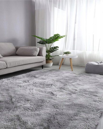 Kilimas Shaggy 120x170 Minkštas Purus Pilkas Sidabrinis Vintage Modernus