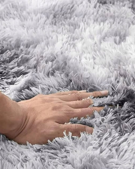 Kilimas Shaggy 120x170 Minkštas Purus Pilkas Sidabrinis Vintage Modernus