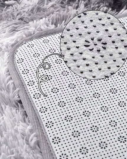 Kilimas Shaggy 120x170 Minkštas Purus Pilkas Sidabrinis Vintage Modernus