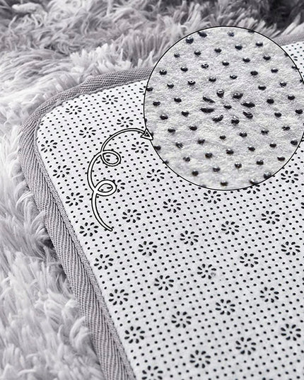 Kilimas Shaggy 120x170 Minkštas Purus Pilkas Sidabrinis Vintage Modernus